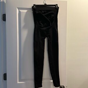 Black maternity leggings